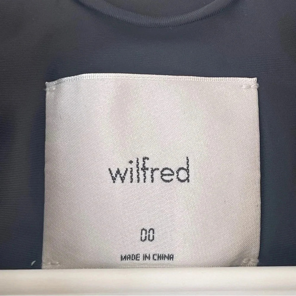 NWT Aritzia Wilfred Womens 00 Margaux Plaid Checkered Black Gray Blazer - Picture 3 of 11